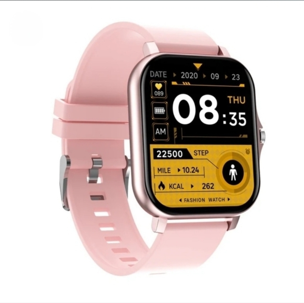 Smart Watch Multifunction 1.69" Touch Screen Call/Answer Dial‎ Fitness Pink Y13